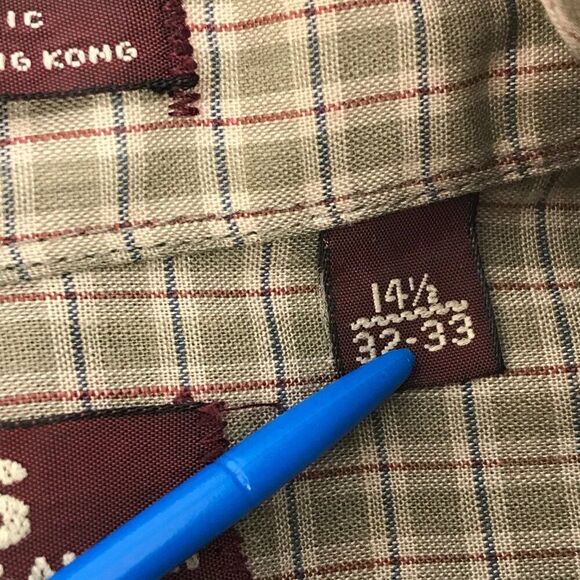 Vintage Chaps by Ralph Lauren Long Sleeve Dress Shirt Men's Size 14.5 / 32-33 - Picture 11 of 12